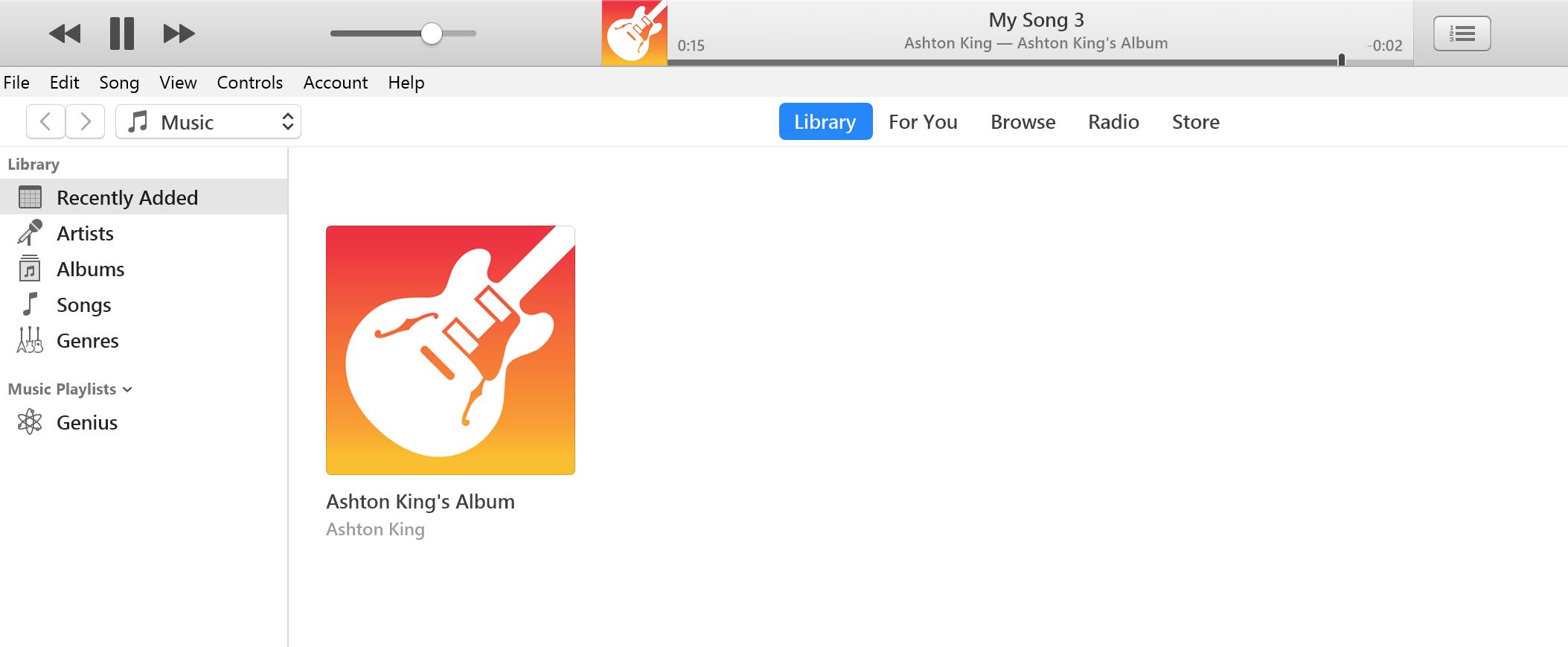 Ashton, our resident musician, created an original soundtrack